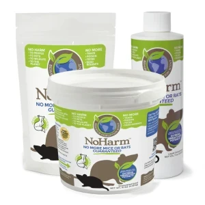 NoHarm Rodent Behavior Disruption Scent Kit - (4) 4 oz. Packs, 7 oz. Concentrate, 10 lb. Bucket
